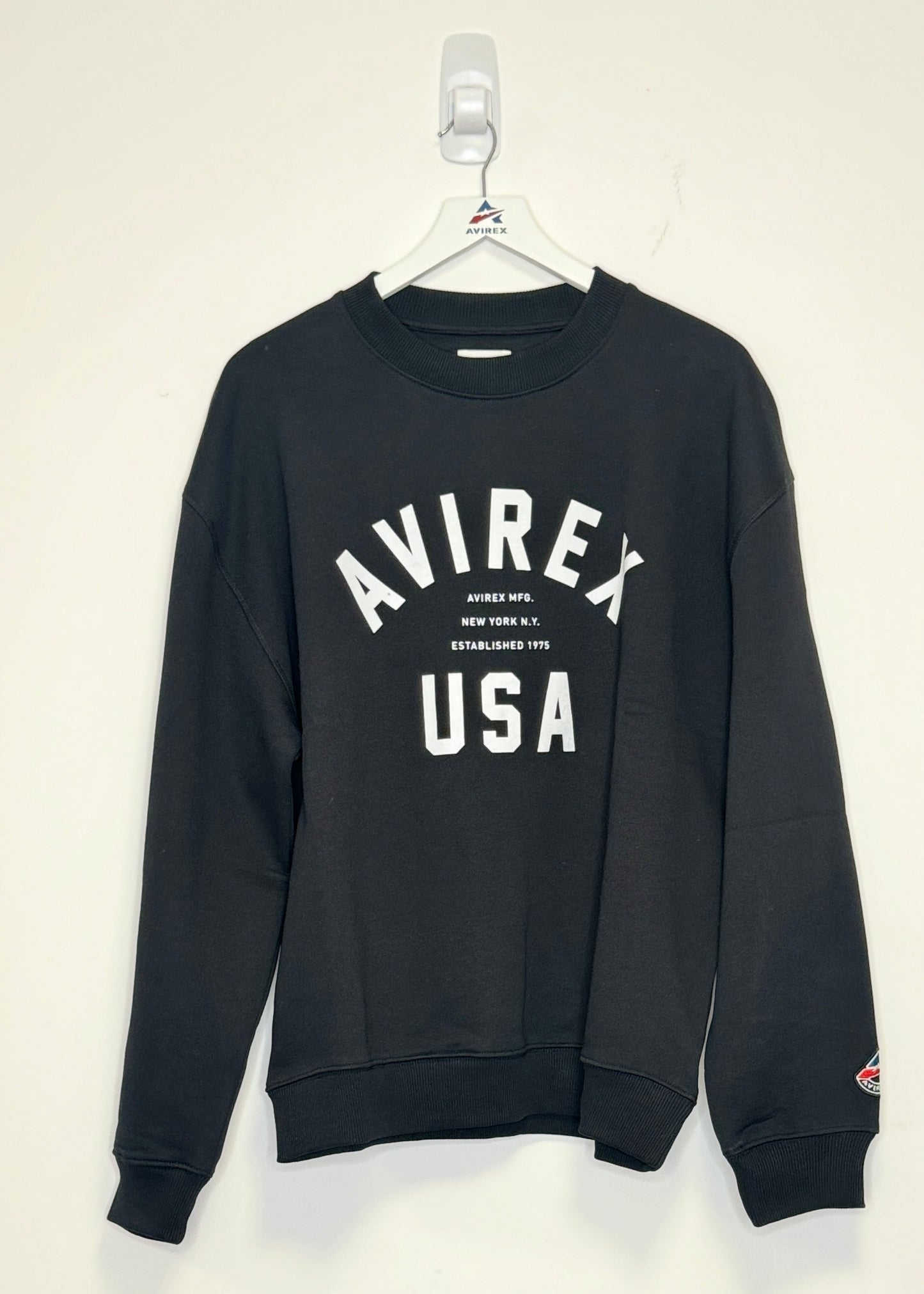 AVIREX USA Sweatshirt (Black)