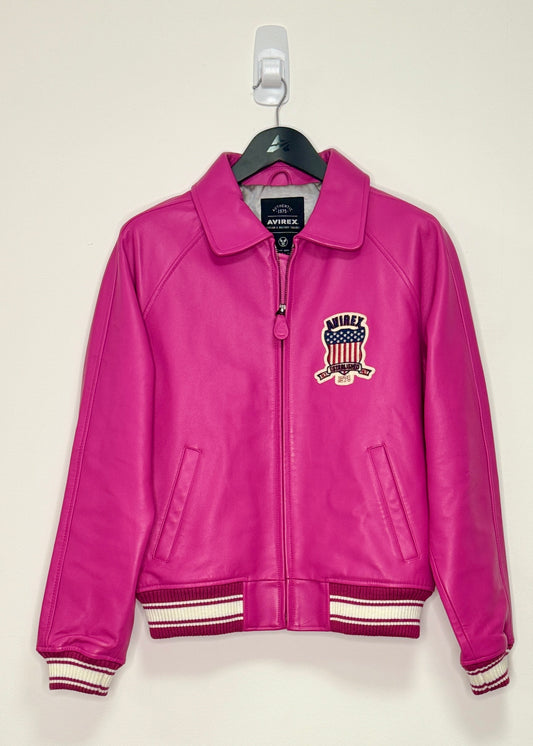 AVIREX ICON JACKET (BERRY)