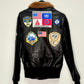 AVIREX G-1 FLIGHT LEATHER JACKET (BROWN)