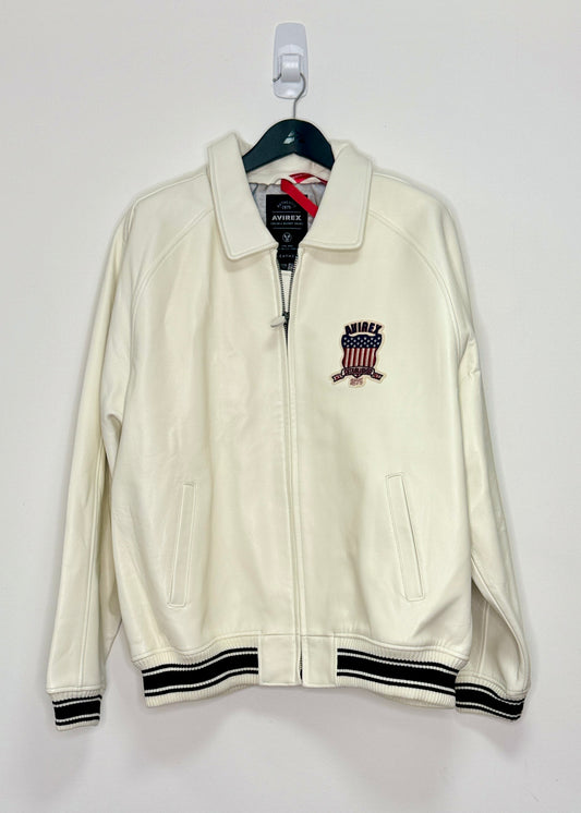 AVIREX ICON JACKET (WHITE)