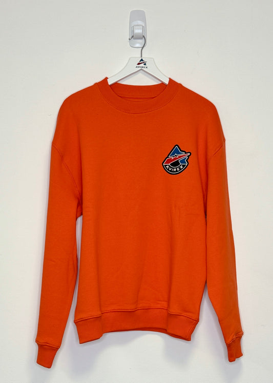 AVIREX ADVANCE SWEATSHIRT (ORANGE)