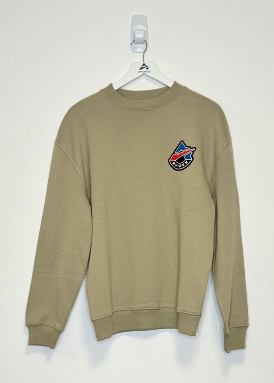 AVIREX ADVANCE SWEATSHIRT (ARMY GREEN)