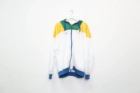 Nike Windbreaker Brazil Olympics White / Green / Yellow / Blue Large