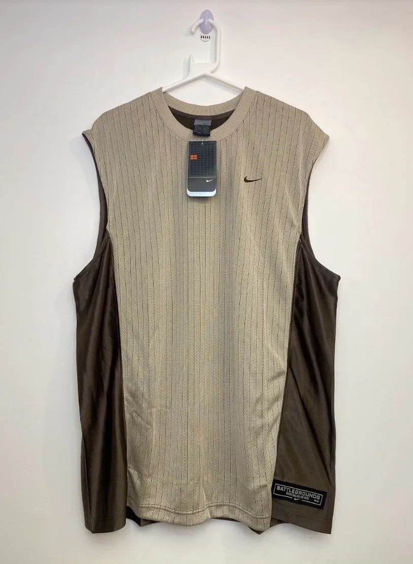 Nike Reversible Vest Brown/Cream - Medium