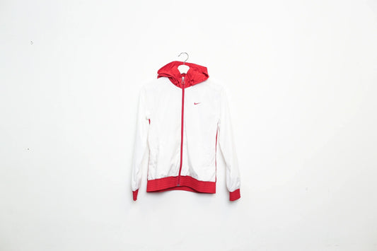 Nike Windbreaker Red/White Small