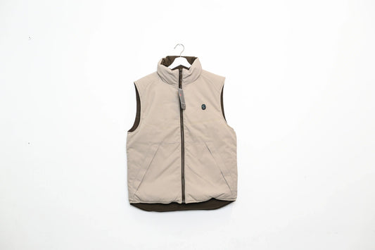 Nike Retro Reversible Gilet Brown/Cream Medium