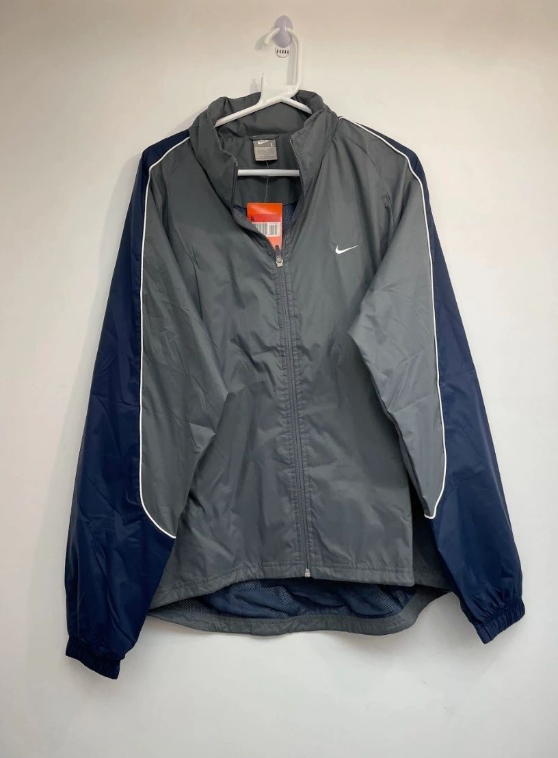 Nike 2002 Shell Jacket With Blue/Grey Large