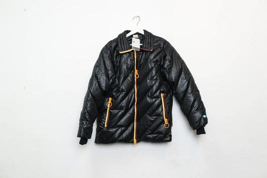 Nike Puffer Jacket Black/Orange Medium